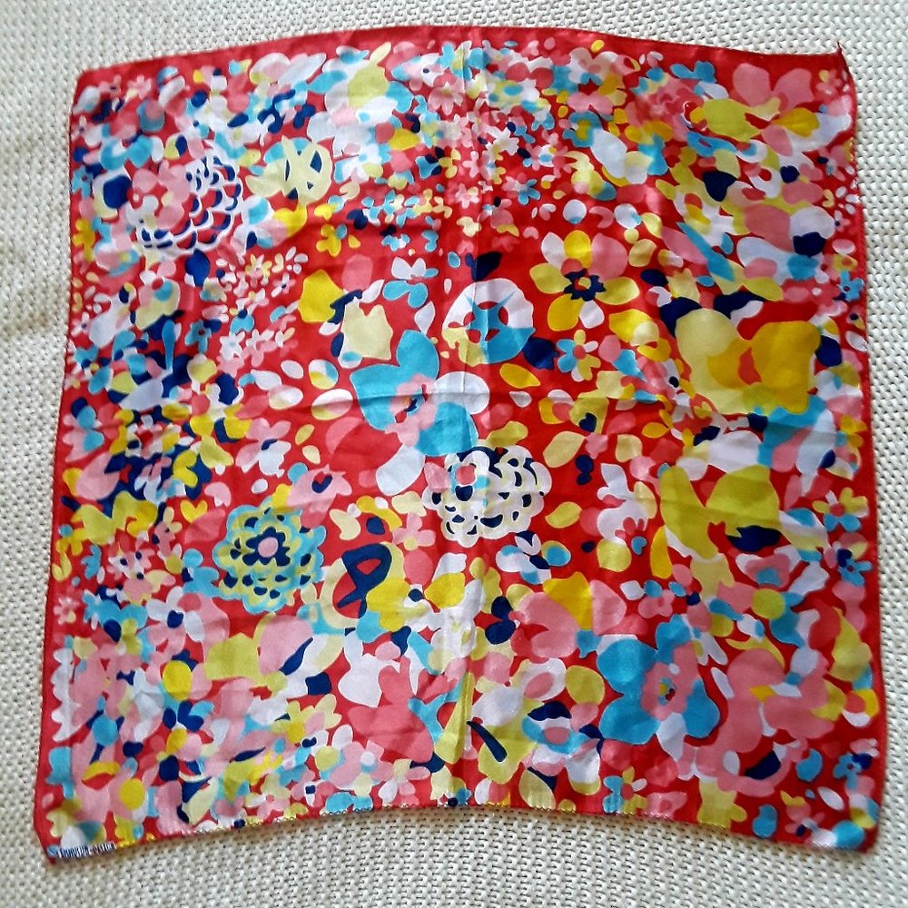 Multicolor Silk Scarf